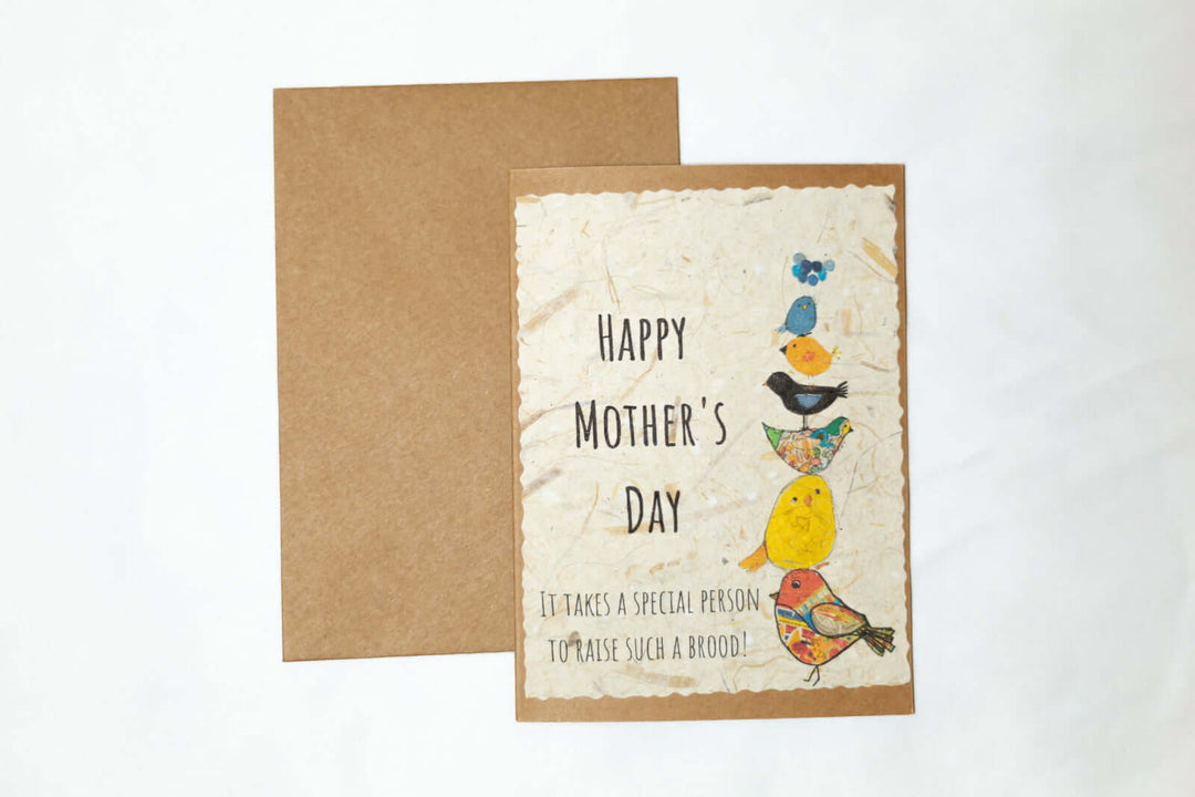 Banana Paper Mother's Day Cards