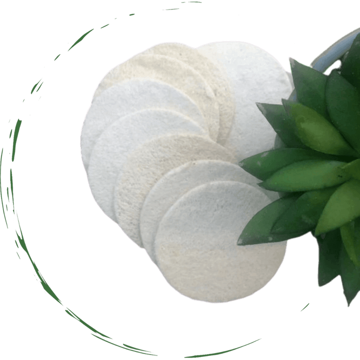 Natural Loofah Pads 5-pcs