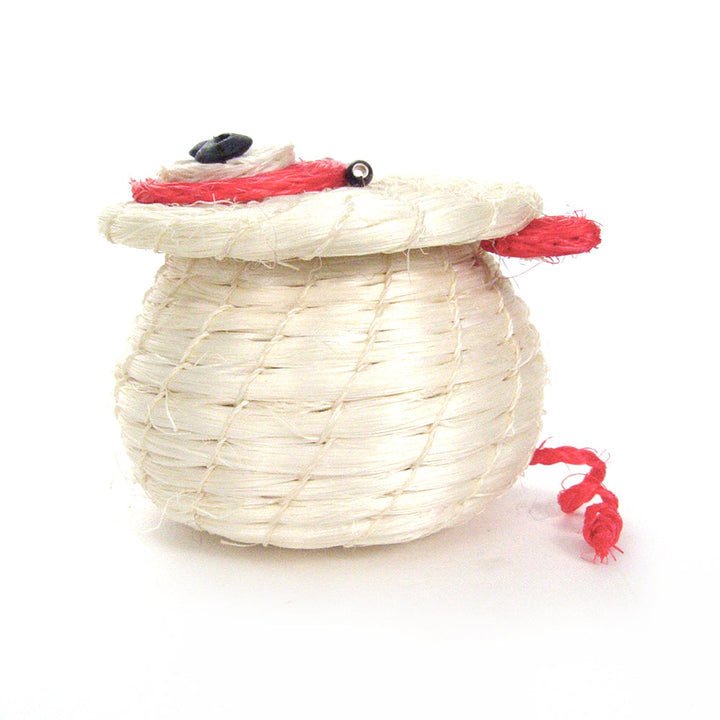 Clever Piggy Lidded Basket