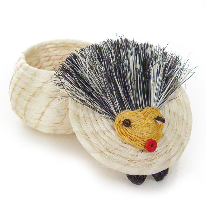 Hedgehog Lidded Basket