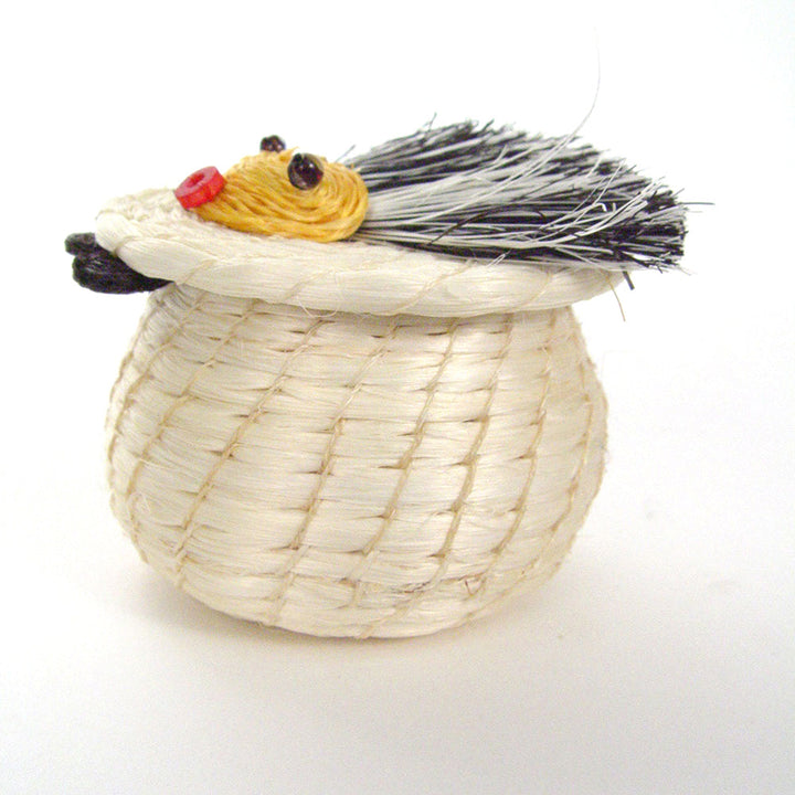 Hedgehog Lidded Basket