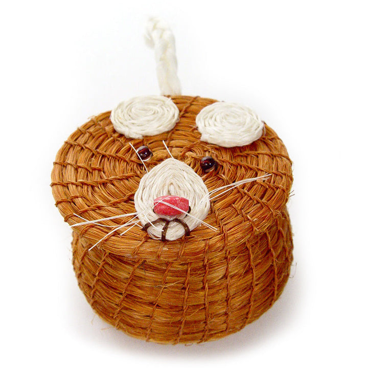 Toothy Mouse Lidded Basket