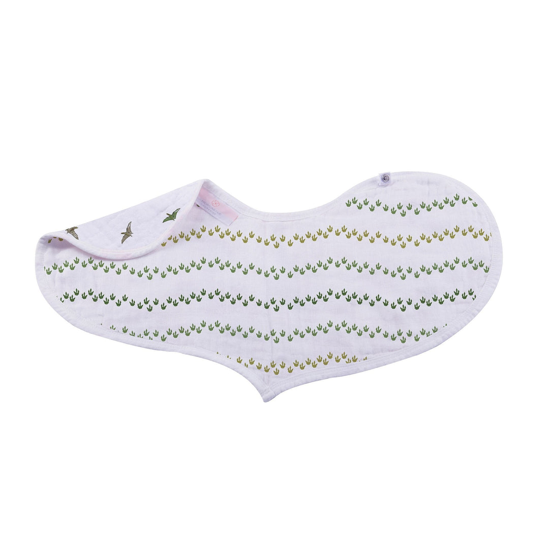 Dino Days Cotton Burp Cloth Bib 2PK