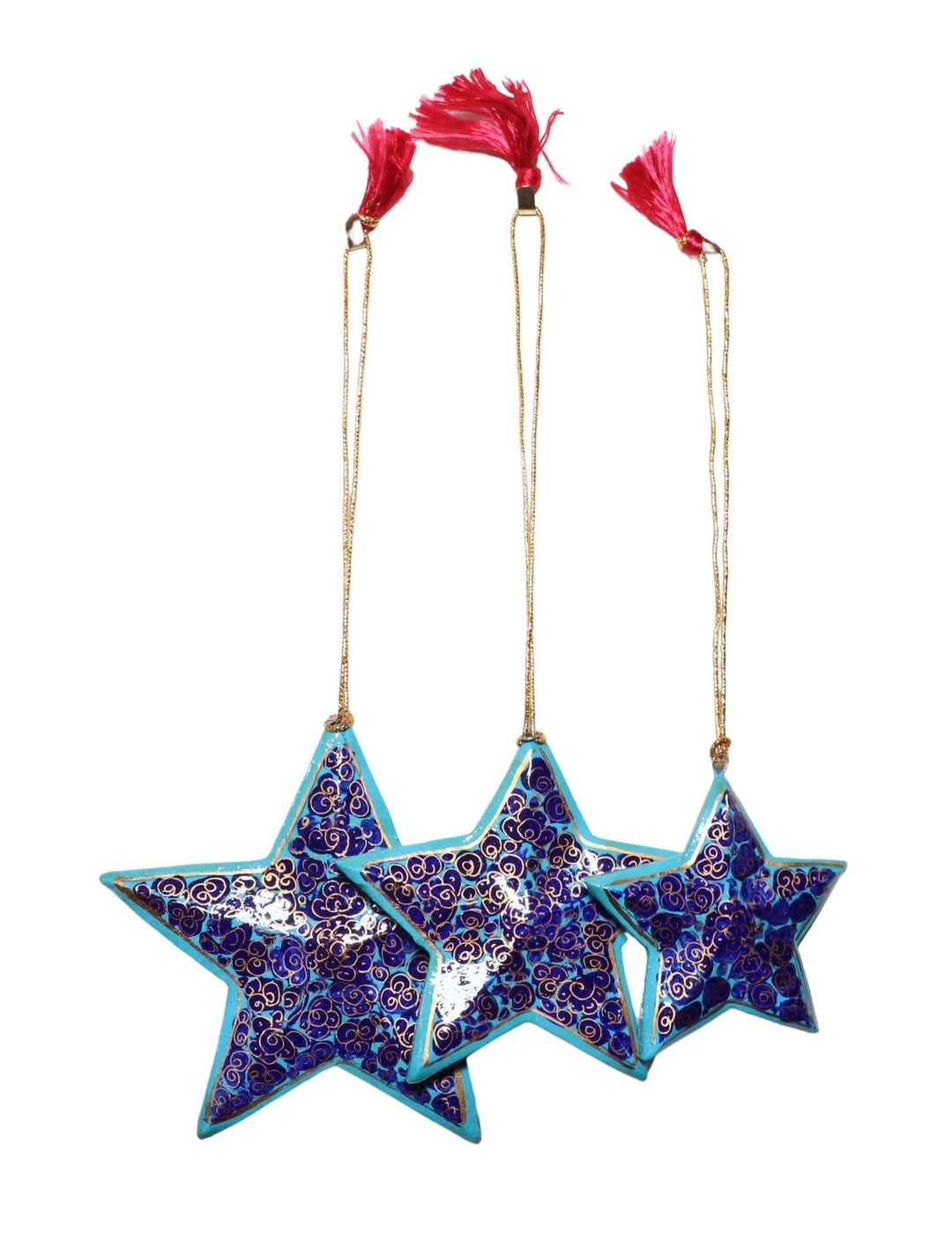 Star Ornaments (Set of 3)