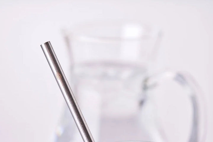 Stainless Steel Drinking Straw - Standard Size - Bent