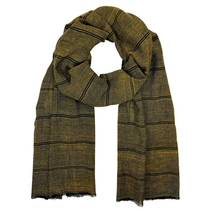 Earthy Striped Scarf