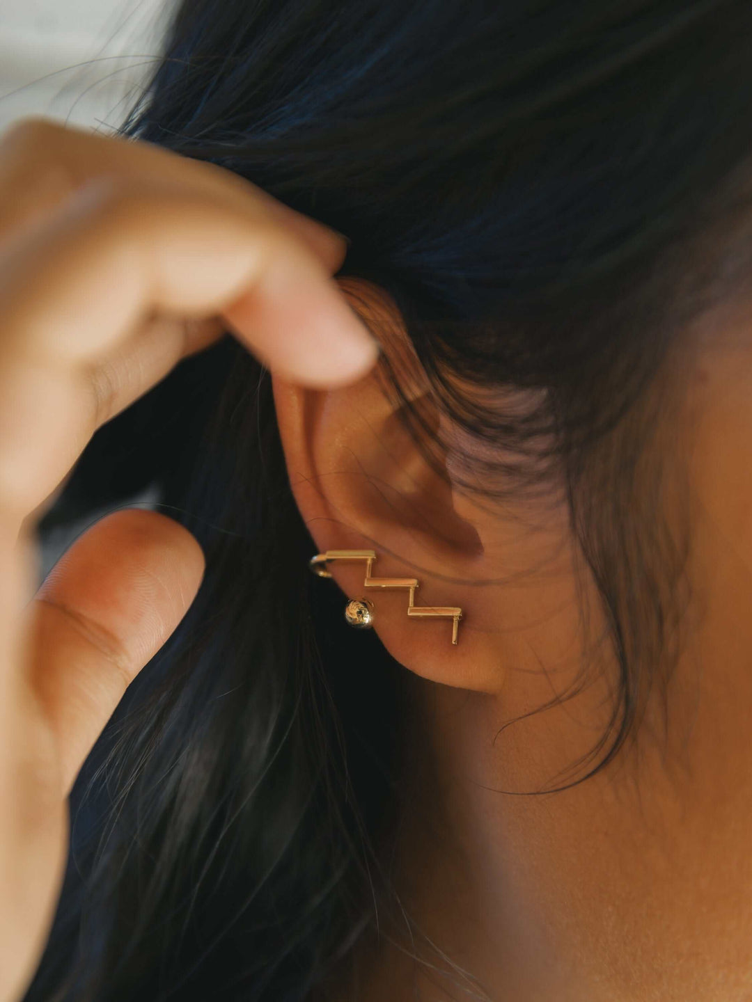 Ascent Earring Cuff | Floating Ear Cuff