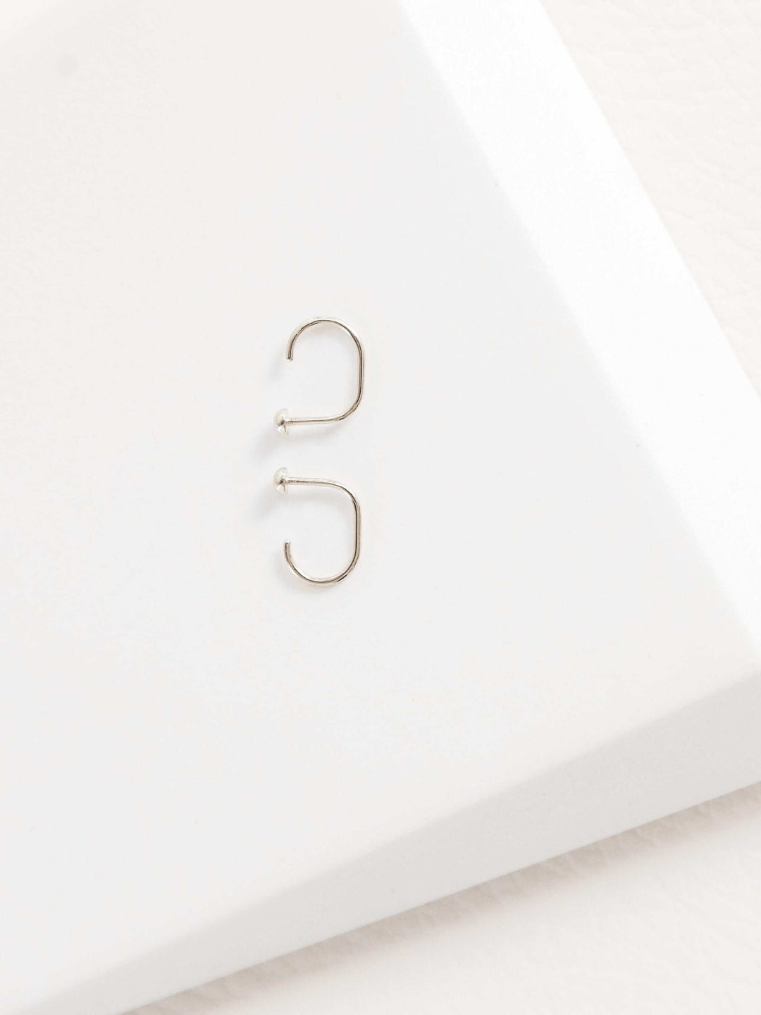 Dot Huggies | Minimal Backless Earrings