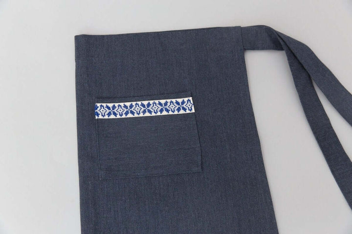 Farah Half Apron - Blue