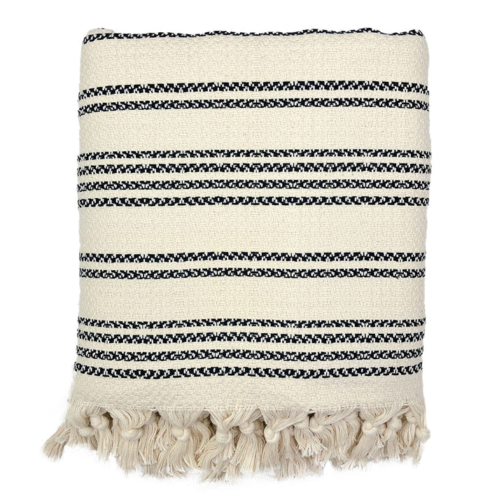 Woven Stripe Turkish Throw by SLATE + SALT