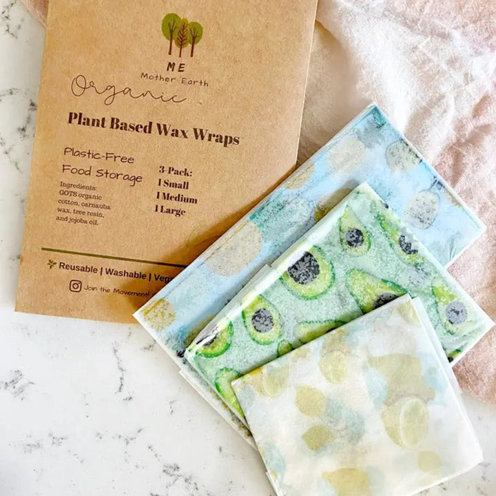 Plant Based Wax Wraps | Vegan | Eco-Friendly